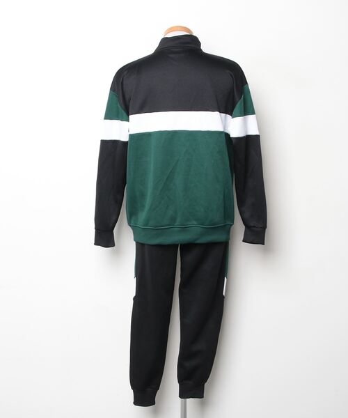 FILA（フィラ） セットアップジャージ L ブラック×グリーン メンズ