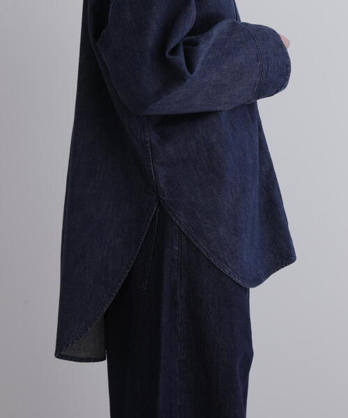 LE PHIL（ル フィル） ブラウス シャツ オーバーサイズデニムブラウス