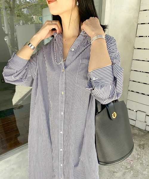 シェリエ　sheller シャツワンピース シェリエ◎ワンピース