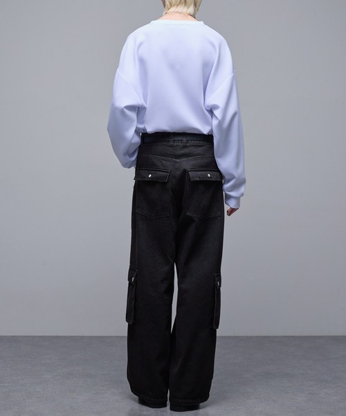 「Loose/ルース」 デニムパンツ M グレー メンズ_画像9