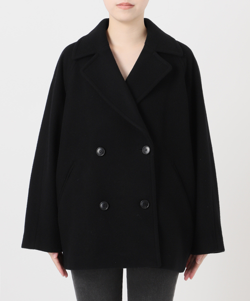 ロッキーJOURNAL STANDARD尾州ウールショートPコート WEB限定》尾州ウールショートPコート（JOURNAL STANDARD relume