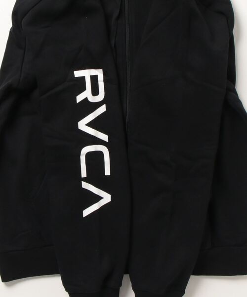 「RVCA」 ジップアップパーカー X-LARGE グレー メンズ_画像2