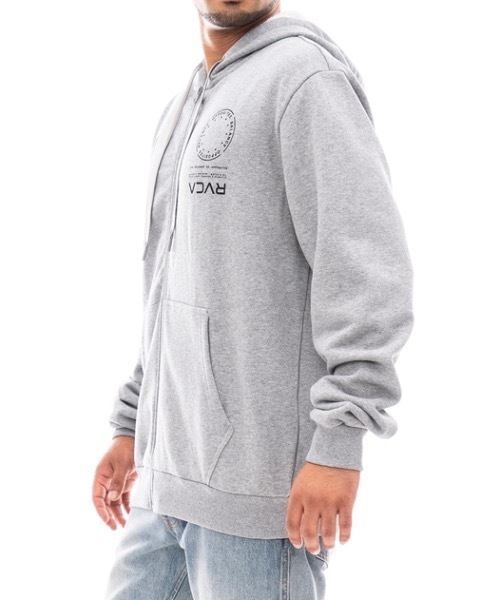 【新品未使用】ルーカ　メンズジップアップパーカー RVCA（ルーカ） パーカー ジップアップ メンズ フェイク ルーカ(Fake