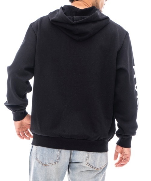 「RVCA」 ジップアップパーカー X-LARGE グレー メンズ_画像7