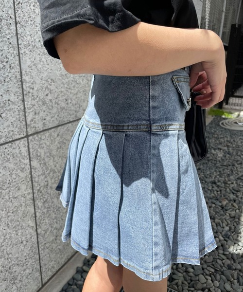 「SPIGA」 キュロット MEDIUM ブルー レディース_画像8