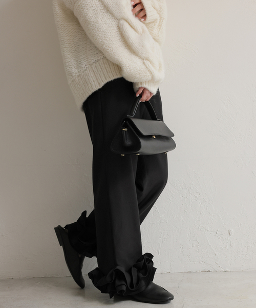 SLOBE IENA（スローブイエナ） パンツ habi フリルパンツ レディース