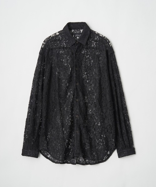 「Juha」 長袖シャツ 4 ブラック メンズ_画像8