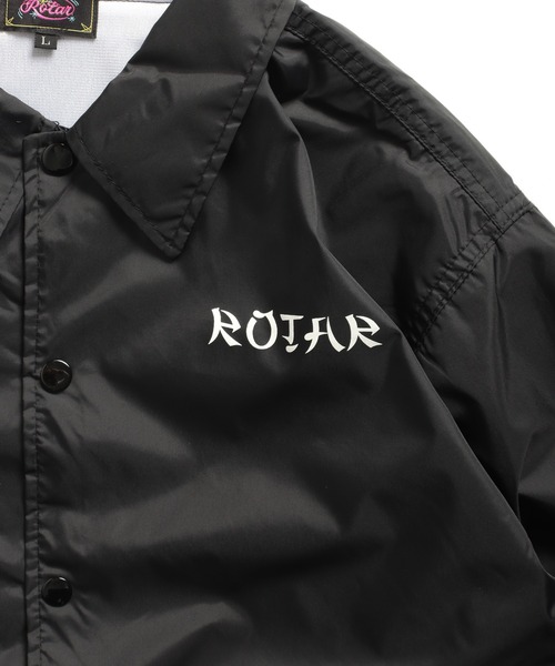 「ROTAR」 コーチジャケット LARGE ブラック メンズ_画像3
