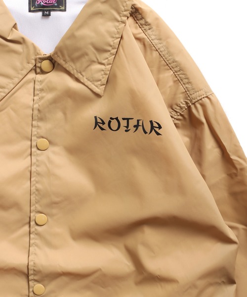 「ROTAR」 コーチジャケット LARGE ブラック メンズ_画像4