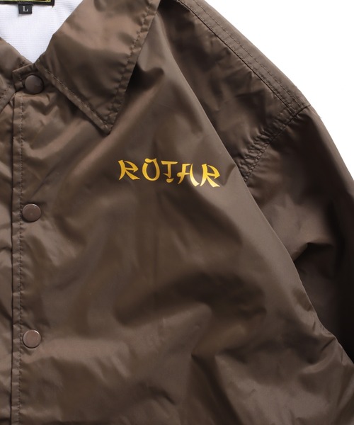 「ROTAR」 コーチジャケット LARGE ブラック メンズ_画像6