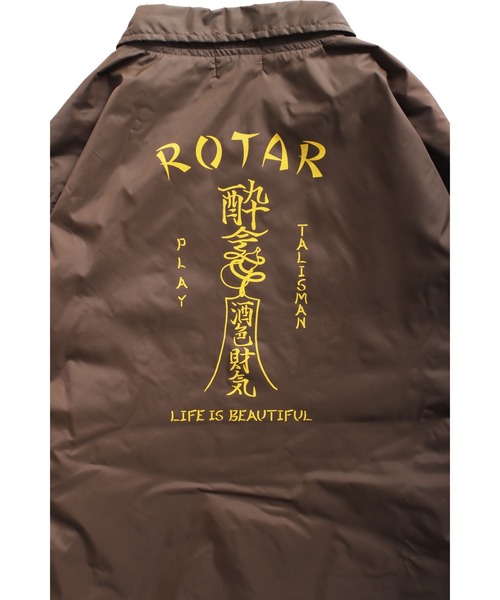 「ROTAR」 コーチジャケット LARGE ブラック メンズ_画像9