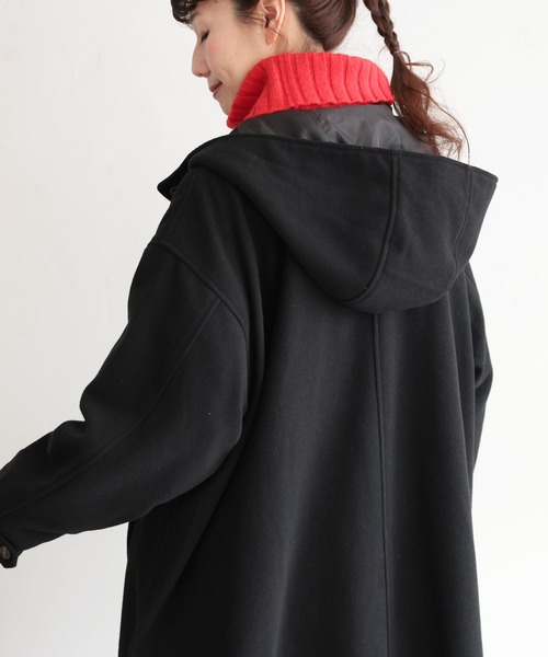 soulberry（ソウルベリー） ノーカラーコート コート 私のフードな