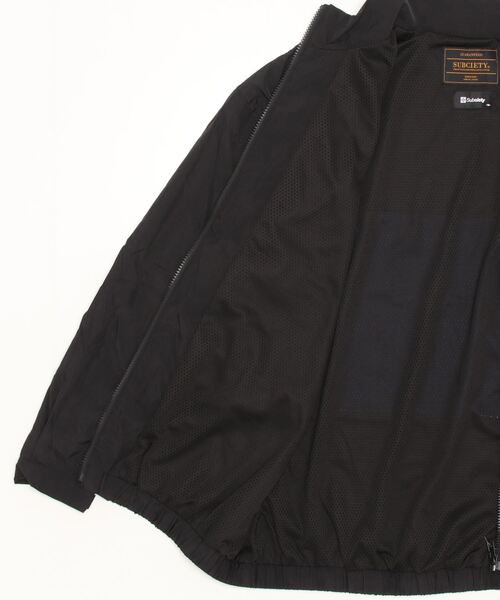 「Subciety」 ナイロンブルゾン MEDIUM ブラック×ブルー メンズ_画像2