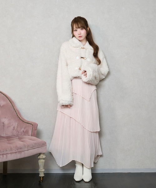 Rose Muse スカート Irregular hem pleated skirt : ZOZOTOWN Yahoo!店