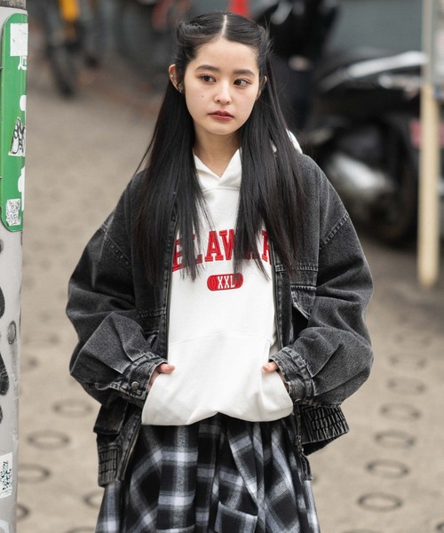 【ストロベリーシュガー】フライトジャケット L（ブラック） WEGO（ウィゴー） ブルゾン アウター WEGO/「26年春夏新作」フライト