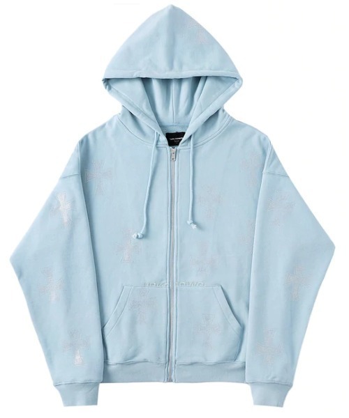 nknown london ジップパーカー　L UNKNOWN LONDON（アンノウンロンドン） ジップアップパーカー L ライト
