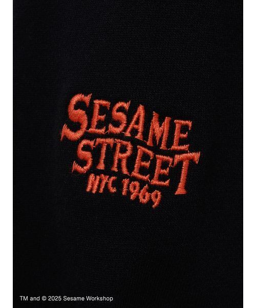 「SESAME STREET」 スウェットカットソー L レッド レディース_画像3