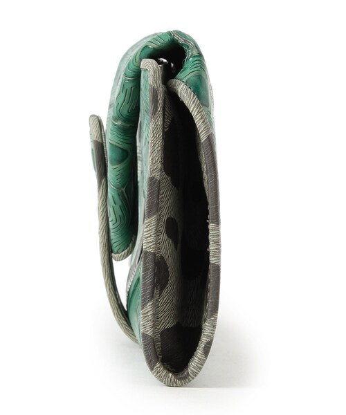 「HIROKO HAYASHI」 財布 00 ダークグリーン レディース_画像5