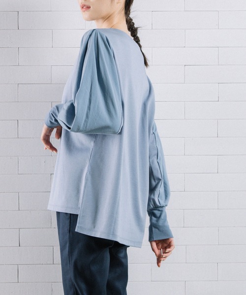 「MARECHAL TERRE」 長袖カットソー MEDIUM ベージュ レディース_画像4