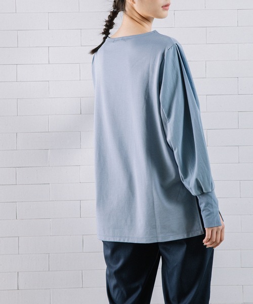 「MARECHAL TERRE」 長袖カットソー MEDIUM ベージュ レディース_画像5