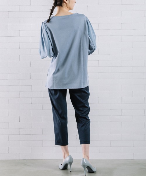 「MARECHAL TERRE」 長袖カットソー MEDIUM ベージュ レディース_画像6