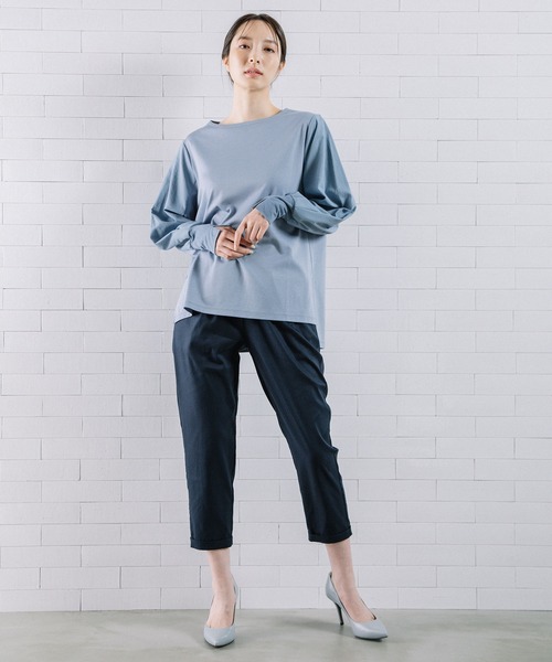 「MARECHAL TERRE」 長袖カットソー MEDIUM ベージュ レディース_画像7