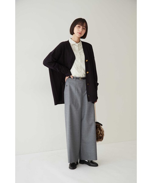 「human woman」 パンツ MEDIUM ネイビー レディース_画像4