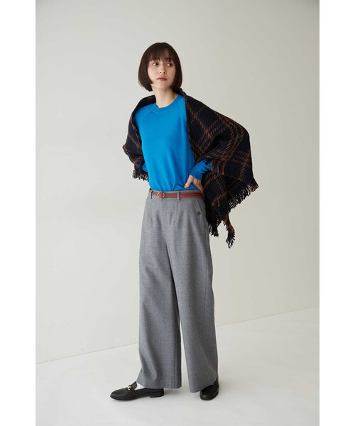 「human woman」 パンツ MEDIUM ネイビー レディース_画像5