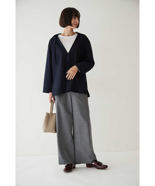 「human woman」 パンツ MEDIUM ネイビー レディース_画像7