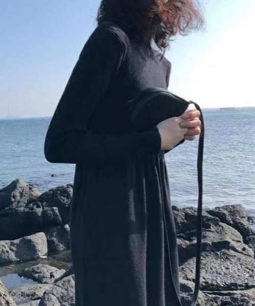 「THISIS」 ニットワンピース X-LARGE レッド レディース_画像7