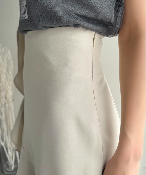 「mily bilet」 フレアスカート SMALL アイボリー レディース_画像9