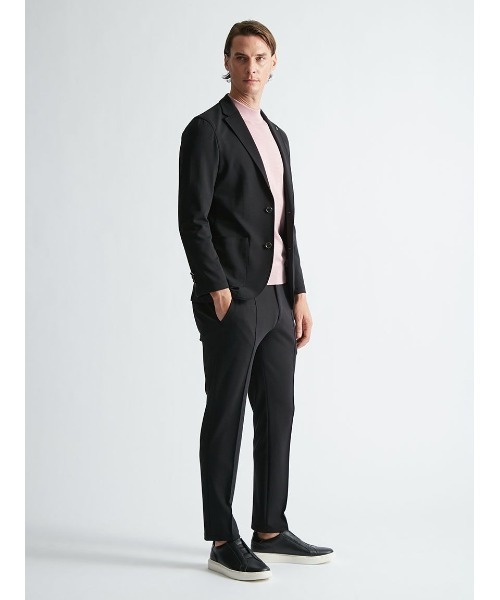 AOURE 23AW MALPENSA カルゼポンチ パンツ S 黒 スラックス AOURE（アウール） スラックス MALPENSA SETUP PANTS メンズ