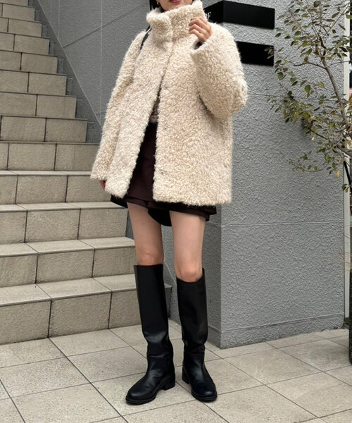 「mystic」 コート 2 ブラウン レディース_画像5