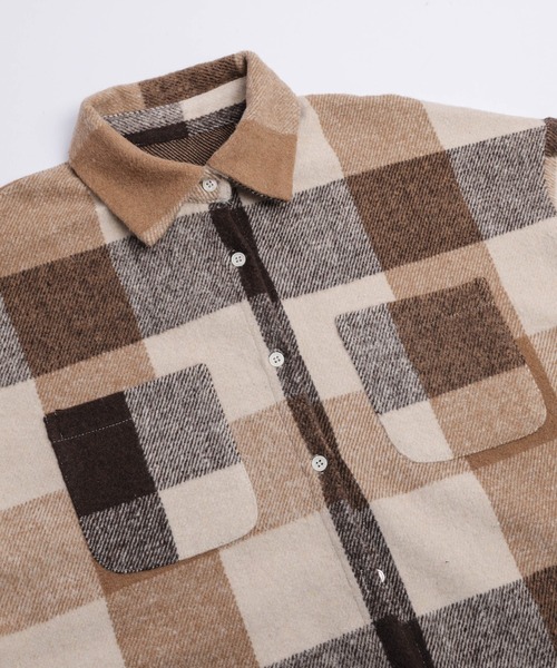 「SUGAR BISKET」 「La-gemme」長袖シャツ フリー ブラック レディース_画像5