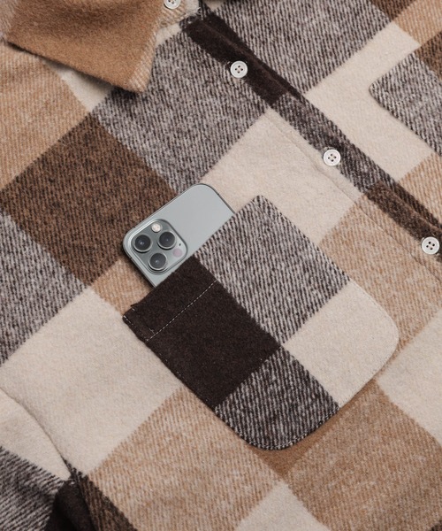 「SUGAR BISKET」 「La-gemme」長袖シャツ フリー ブラック レディース_画像7