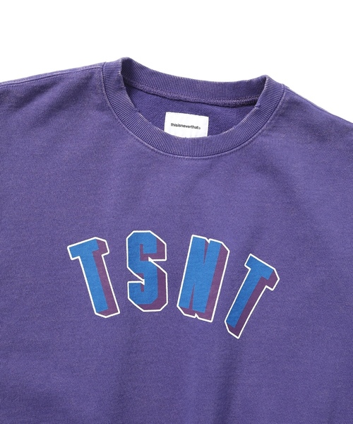 thisisneverthat（ディスイズネバーザット） スウェットカットソー S