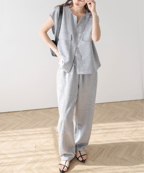 【エスプレッソ】セットアップ&ぬくもりパンツ セットアップ カーブパンツセットアップ レディース : ZOZOTOWN Yahoo