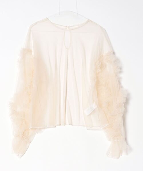 「terrace」 長袖カットソー MEDIUM アイボリー レディース_画像2