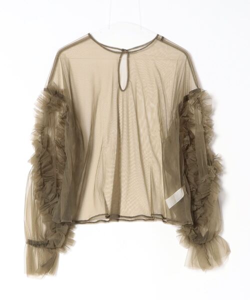 「terrace」 長袖カットソー MEDIUM アイボリー レディース_画像5