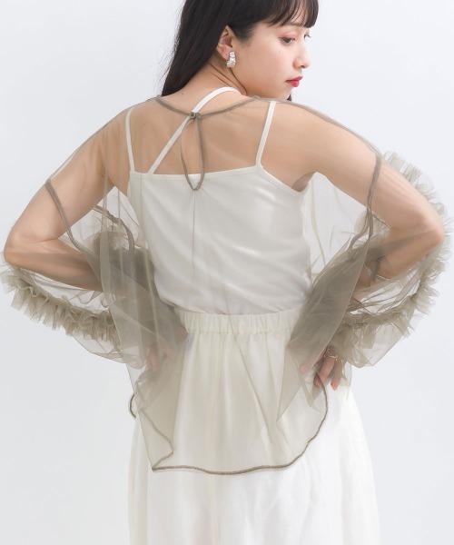 「terrace」 長袖カットソー MEDIUM アイボリー レディース_画像9