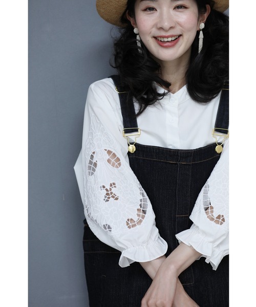 「CAWAII」 長袖シャツ FREE ホワイト レディース_画像9