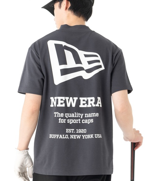 【新品】ニューエラ／ポロシャツ／半袖 NEW ERA（ニューエラ） ポロシャツ 半袖 ニューエラゴルフ モック