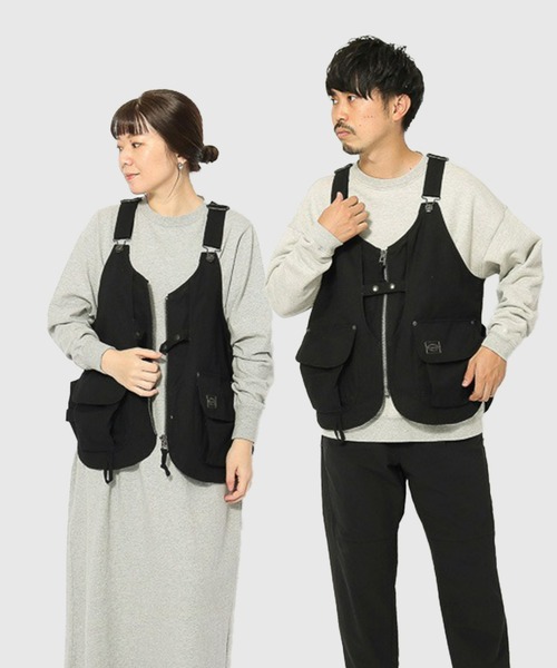 snow peak（スノーピーク） ベスト MEDIUM ブラック メンズ : ZOZOTOWN 