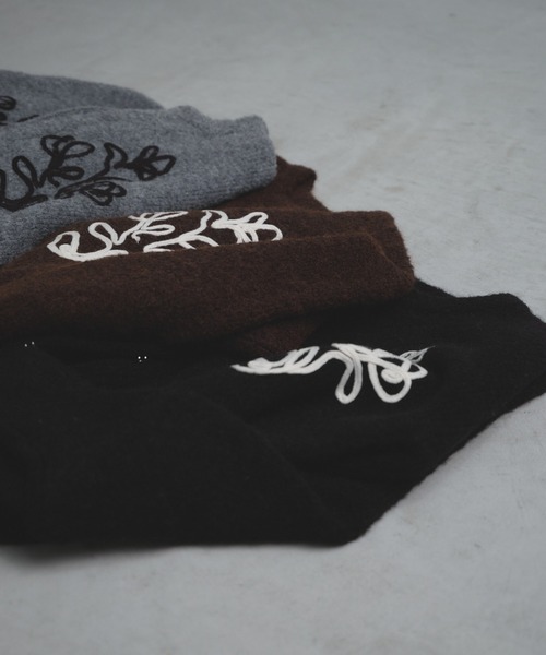 「Shelly island」 ニットカーディガン FREE グレー レディース_画像2