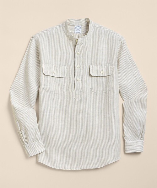 BROOKS BROTHERS（ブルックスブラザーズ） シャツ リネン ダブル