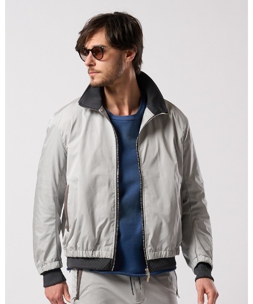 ブルゾン アウター puckering track jacket メンズの画像