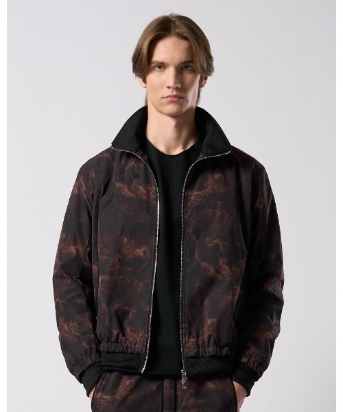 ブルゾン アウター puckering track jacket メンズの画像