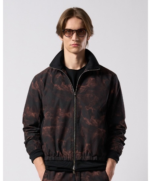 ブルゾン アウター puckering track jacket メンズの画像