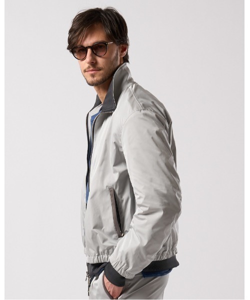 ブルゾン アウター puckering track jacket メンズの画像