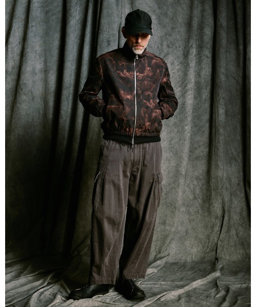 ブルゾン アウター puckering track jacket メンズの画像